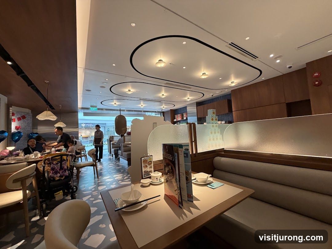 Restaurant Interior with Booth Seating