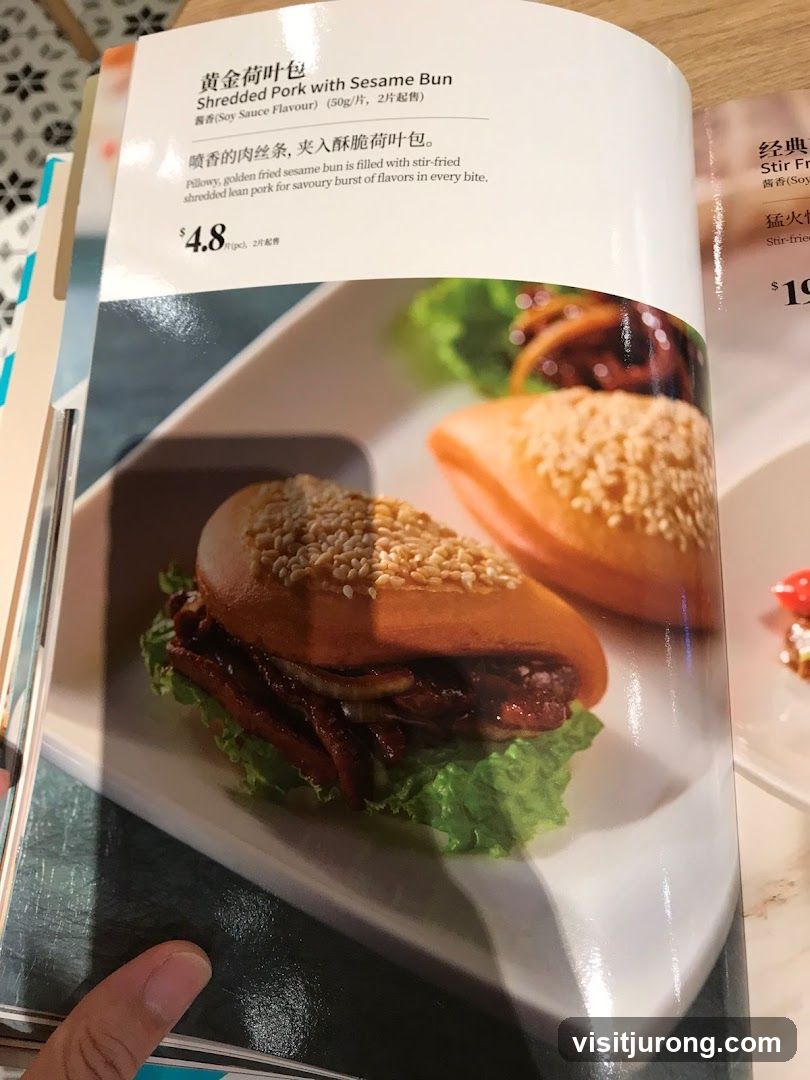 Shredded Pork with Sesame Bun