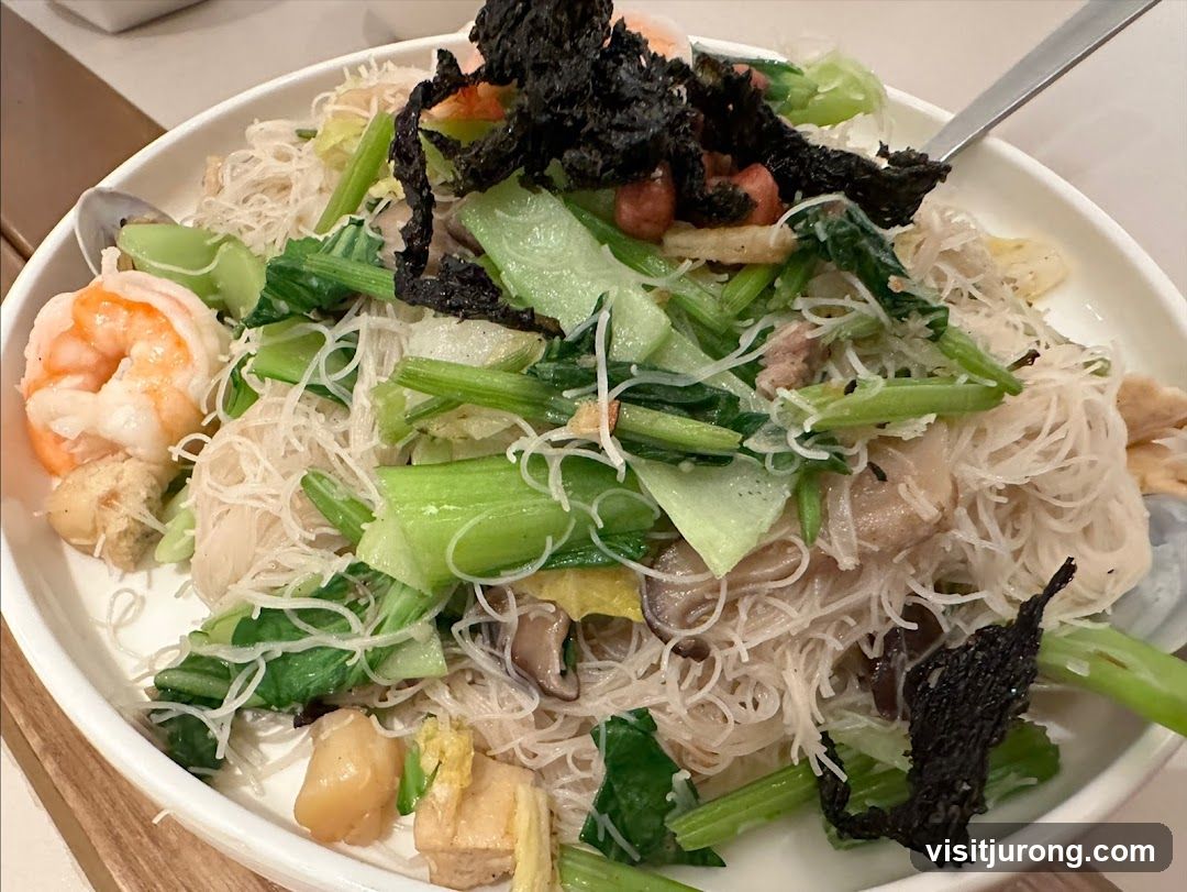 Seafood and Vegetable Noodle Dish