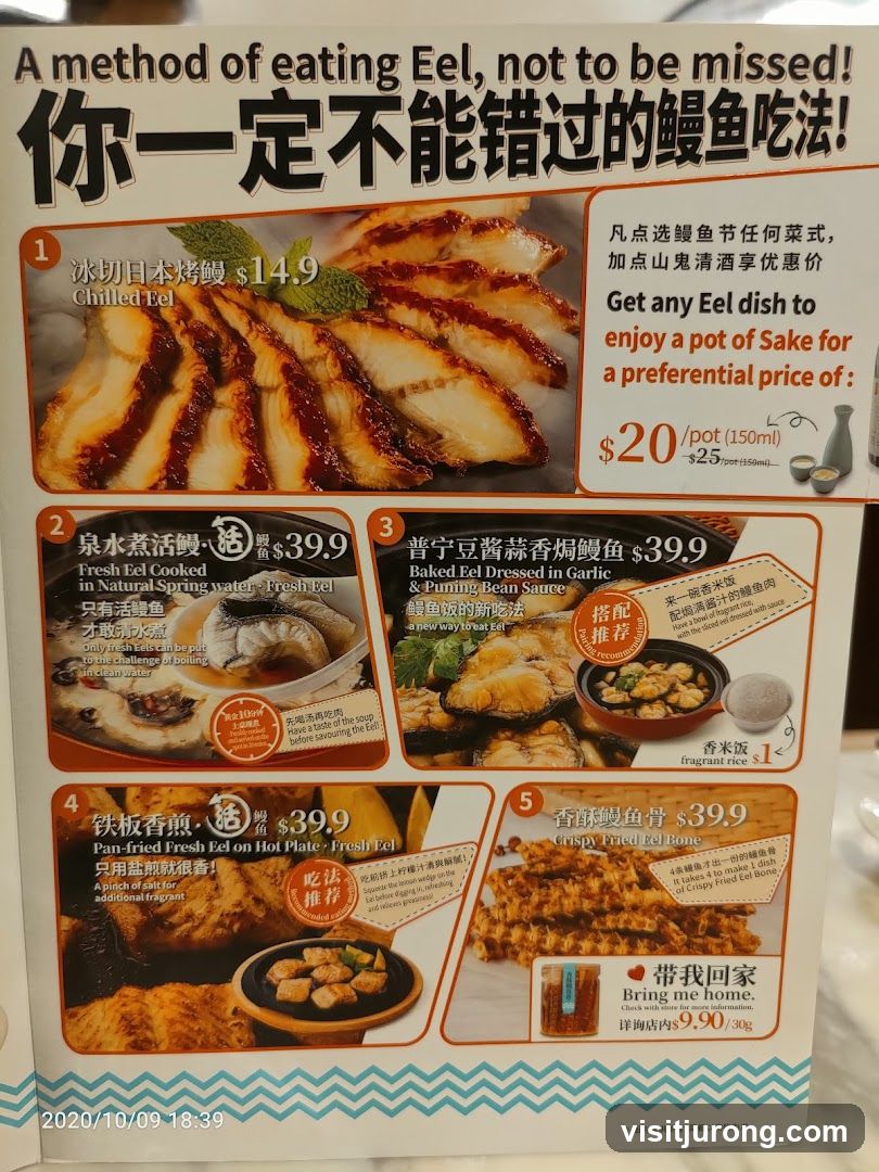 A method of eating Eel, not to be missed!