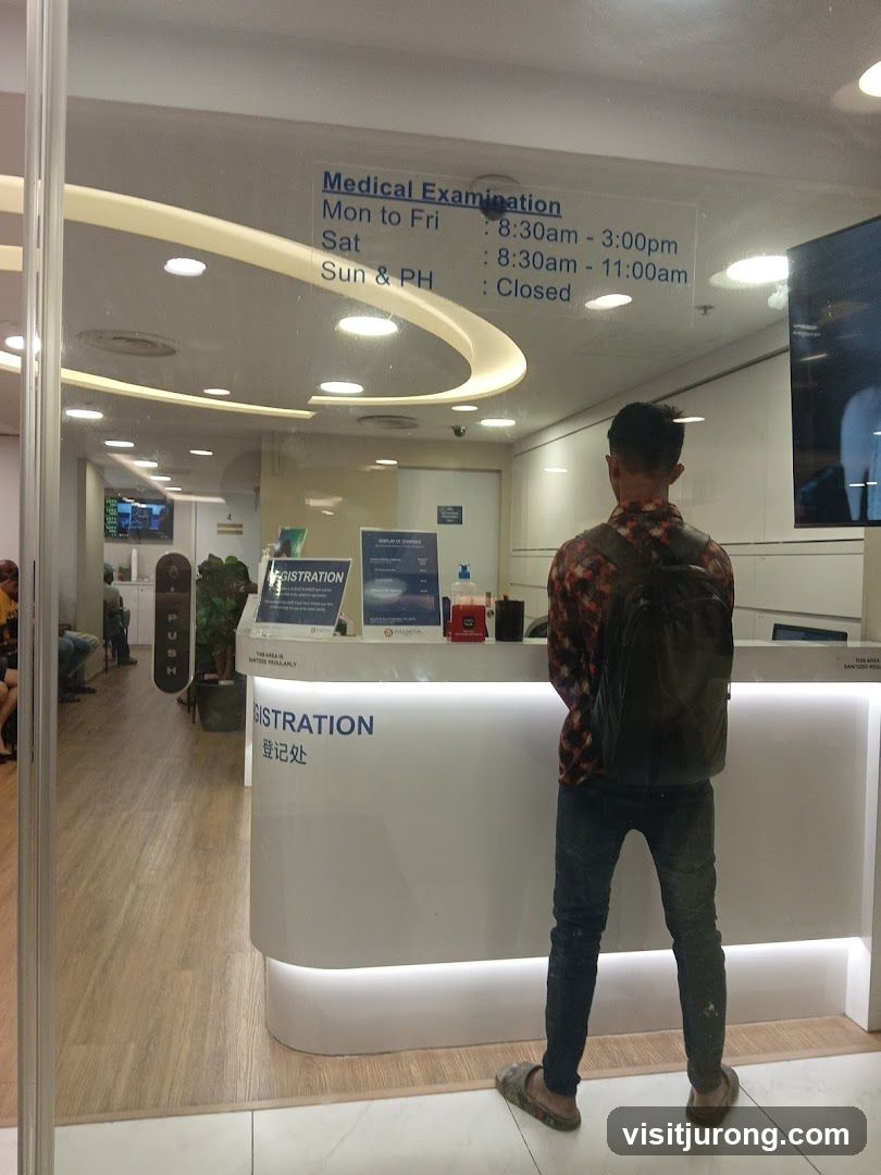 Medical Examination Registration Area