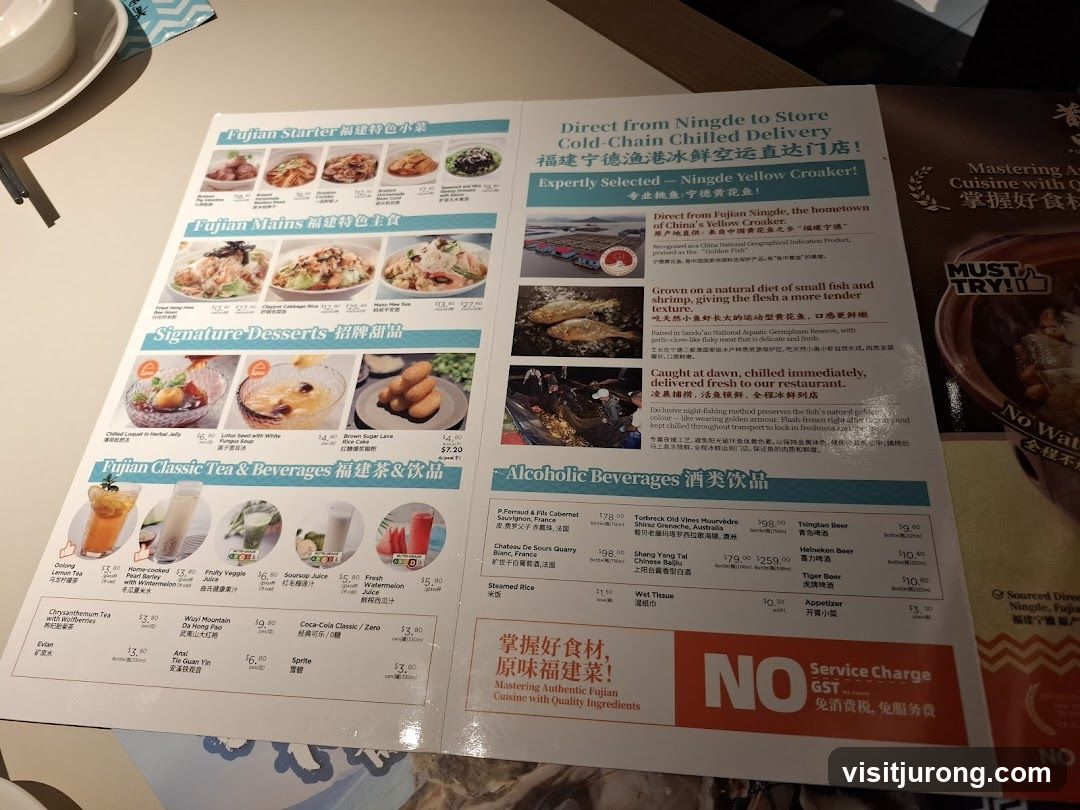 Fujian Menu