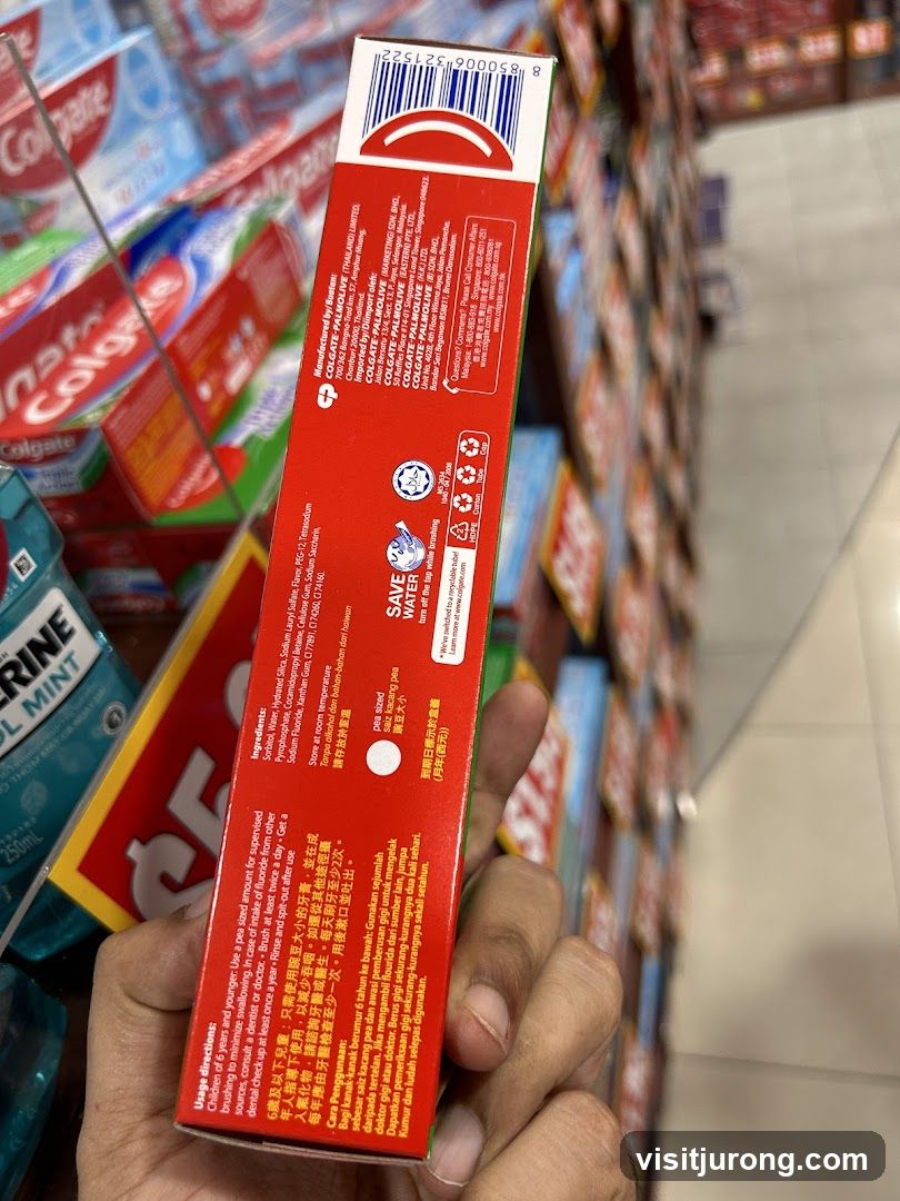 Colgate Toothpaste Box