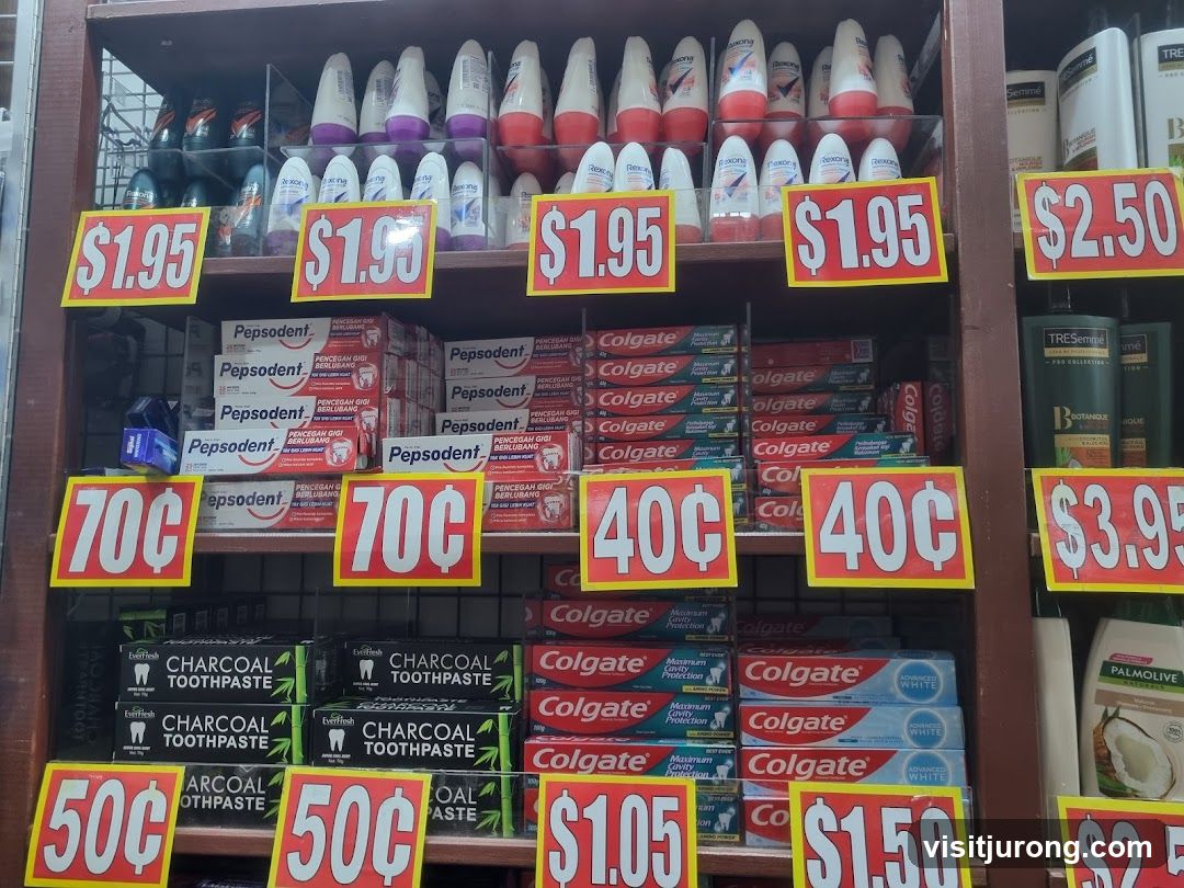 Toothpaste and Deodorant Display