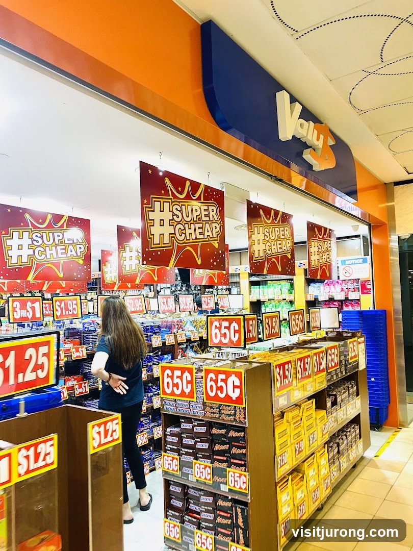 Value Store with "Super Cheap" Sale Signs