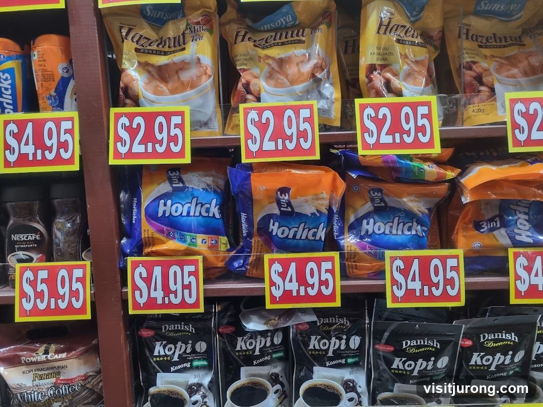 Beverage Products on Shelves