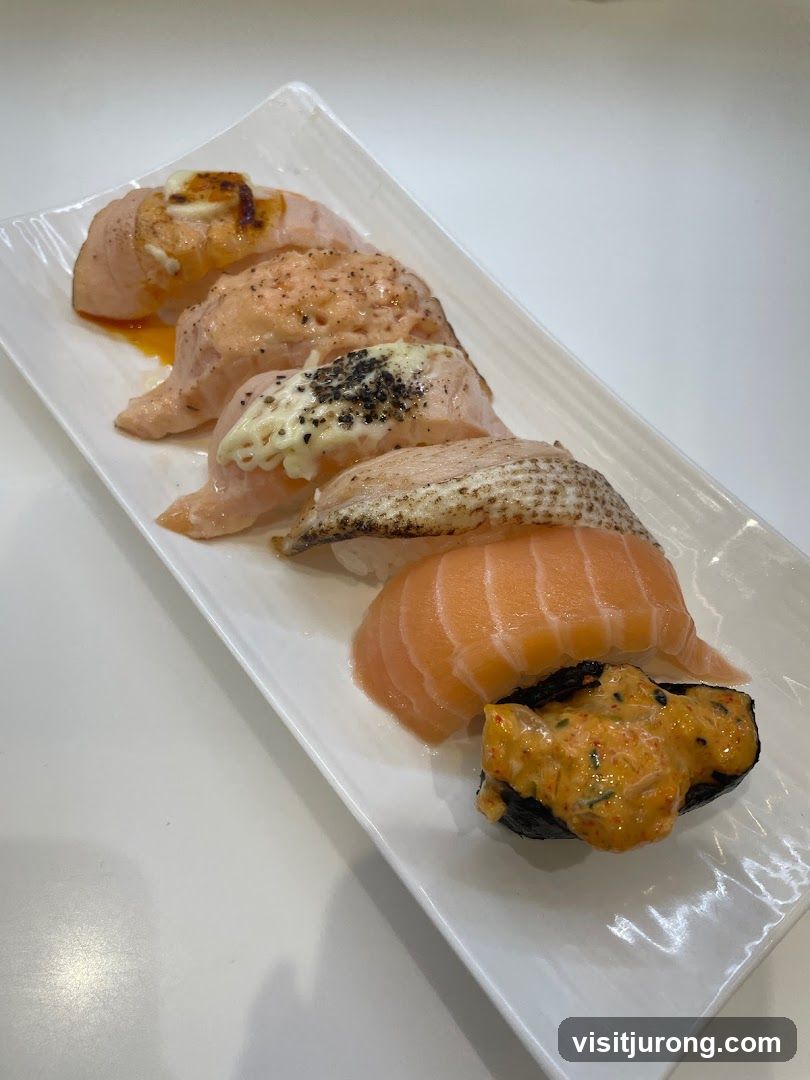 Salmon Sushi Platter