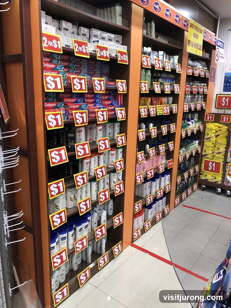 Store Aisles with Promotional Pricing