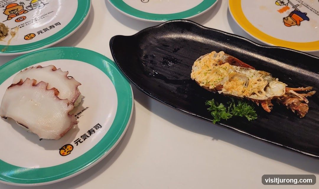 Sushi and Lobster Dish