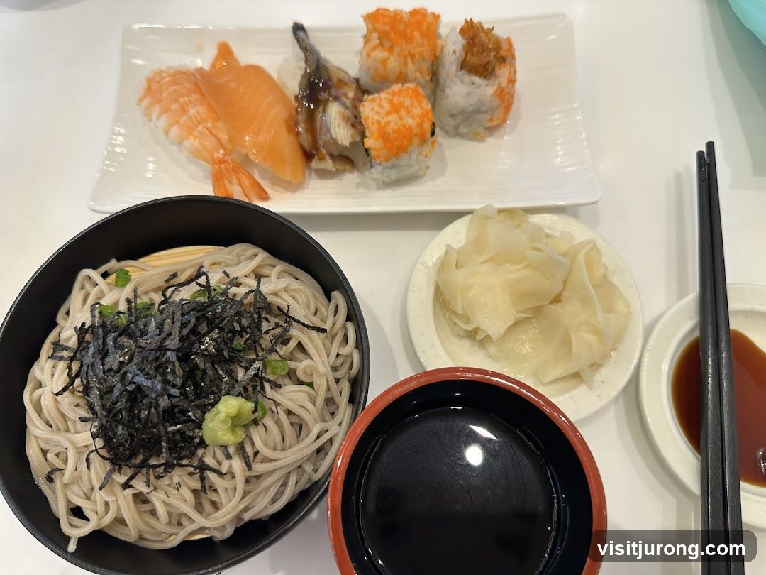 Sushi and Soba Noodles