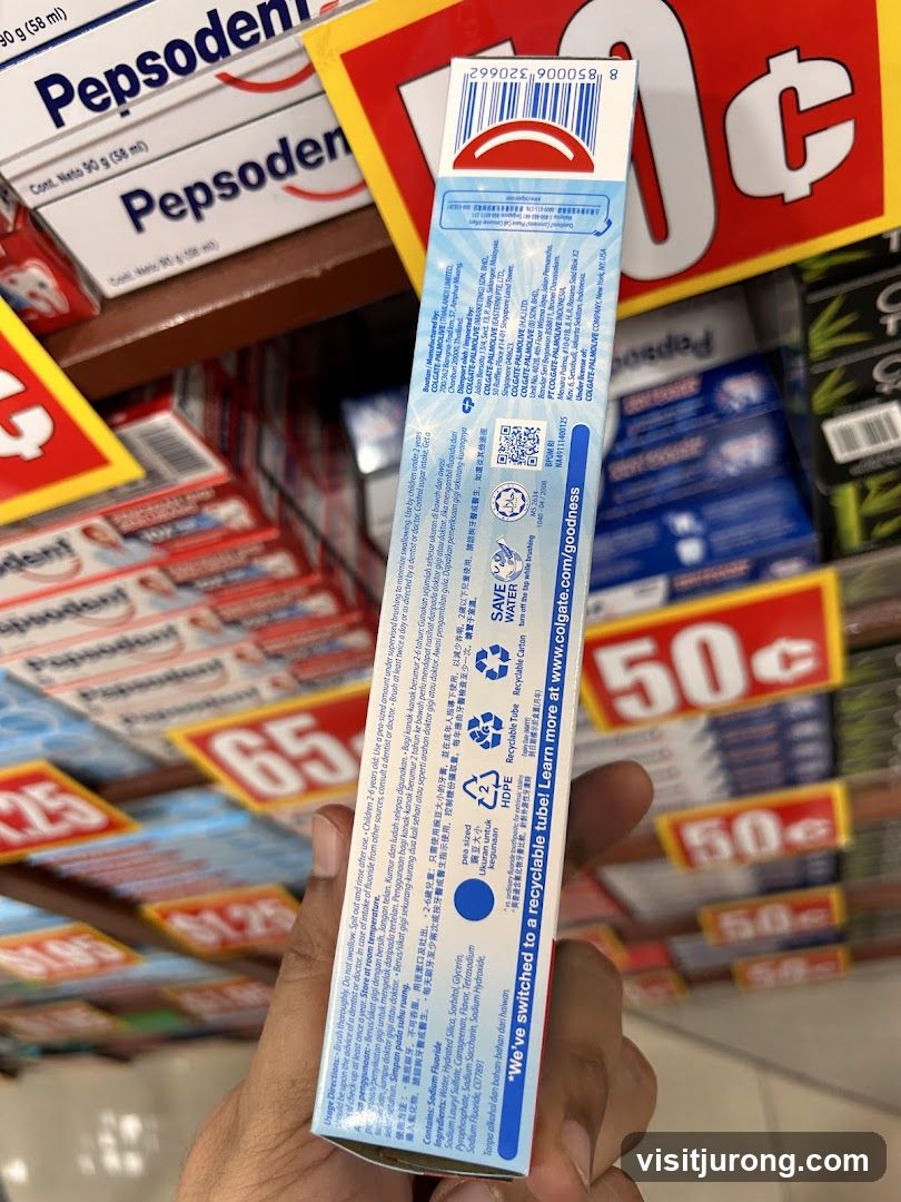 Colgate Toothpaste Box