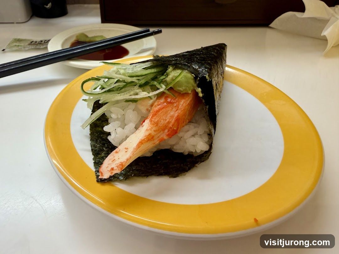 Crab Stick Hand Roll