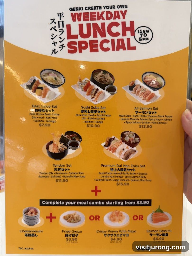 GENKI CREATE YOUR OWN WEEKDAY LUNCH SPECIAL