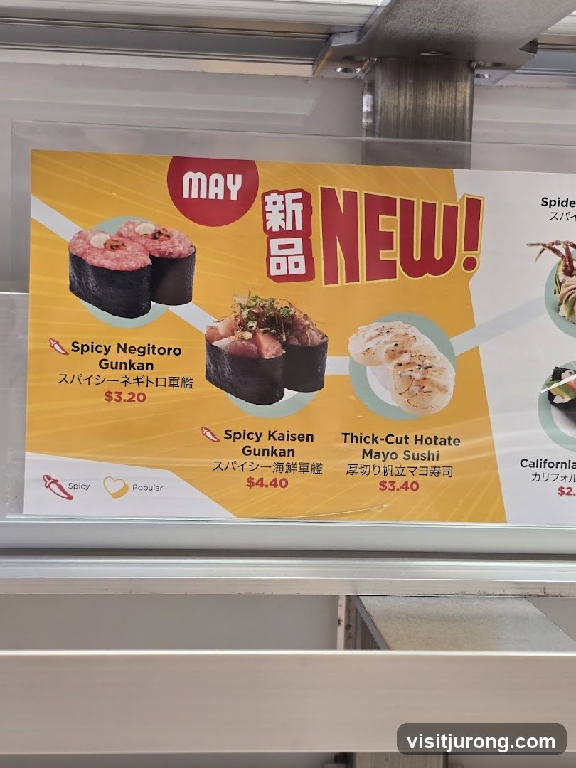 New Sushi Items