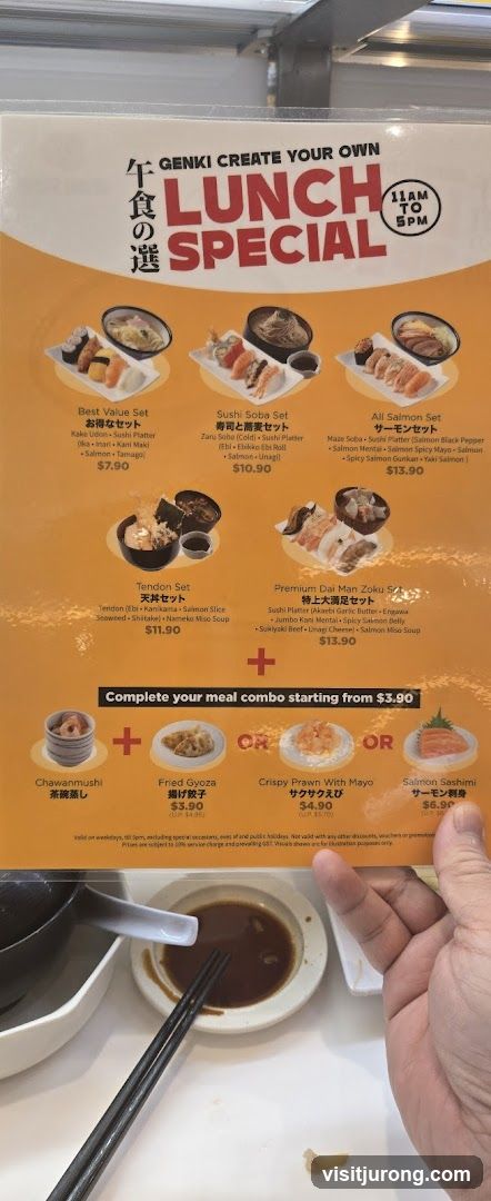 Lunch Special Menu