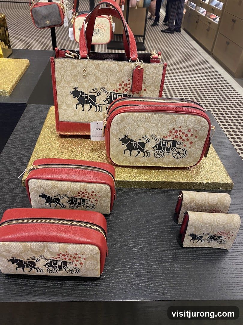 Coach Bags with Horse and Carriage Design