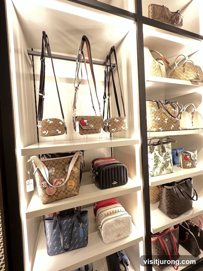 Coach Handbags Display
