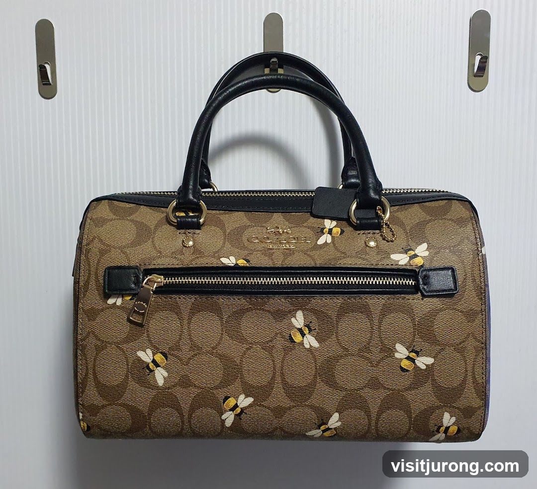 Coach Bag with Bee Print