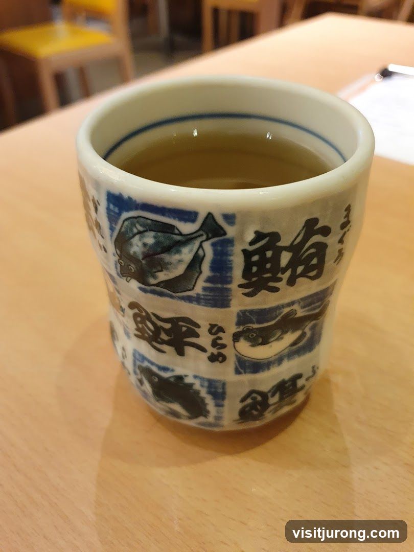 Tea Cup with Fish Design