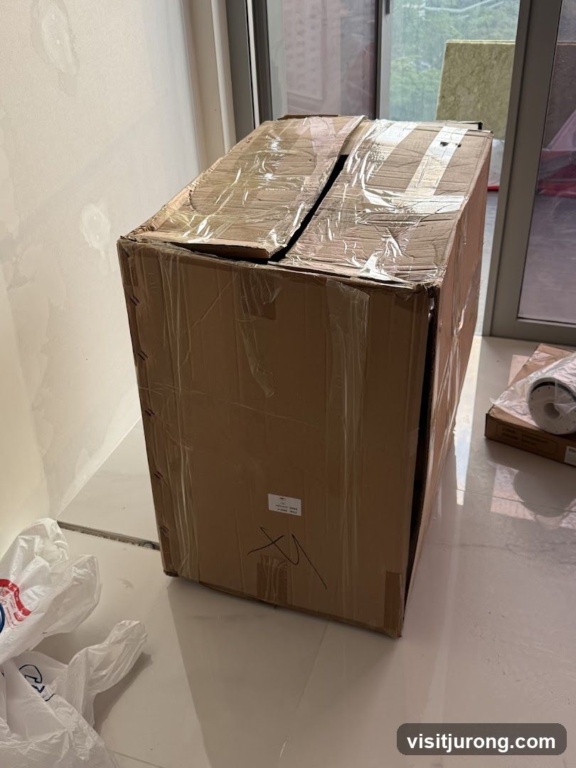 Cardboard Box with Tape