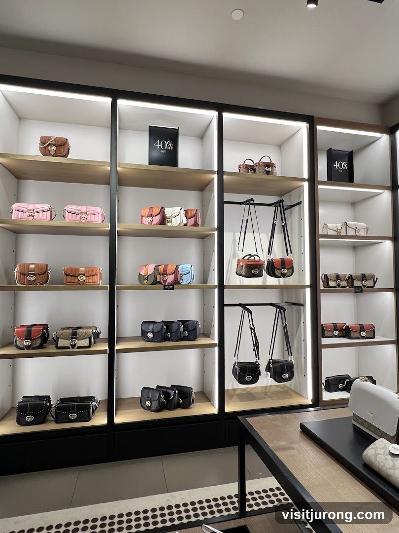 Coach Handbags Display