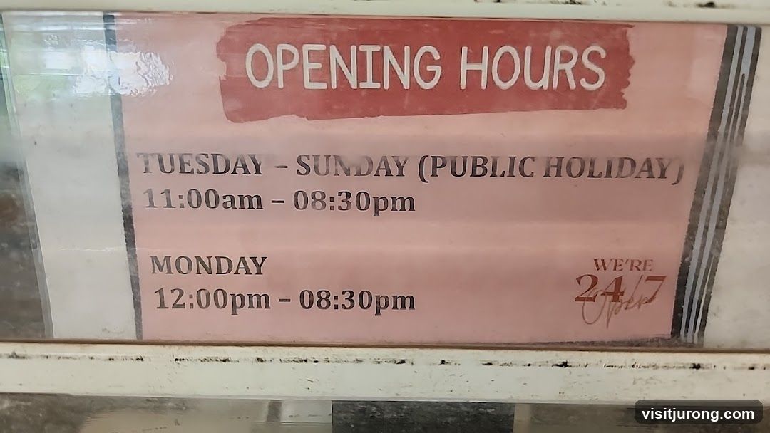 Opening Hours Sign