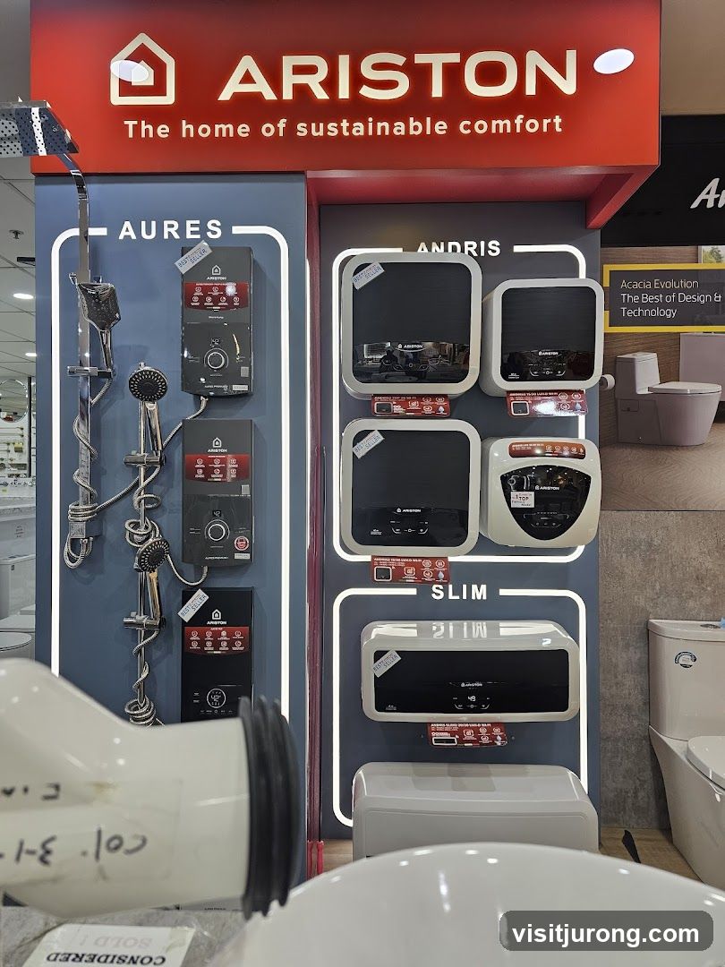 Ariston Home Appliances Display