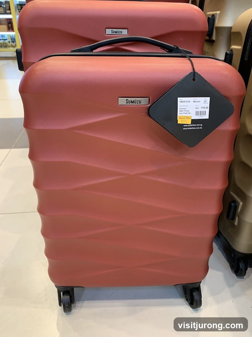 Maroon Suitcase