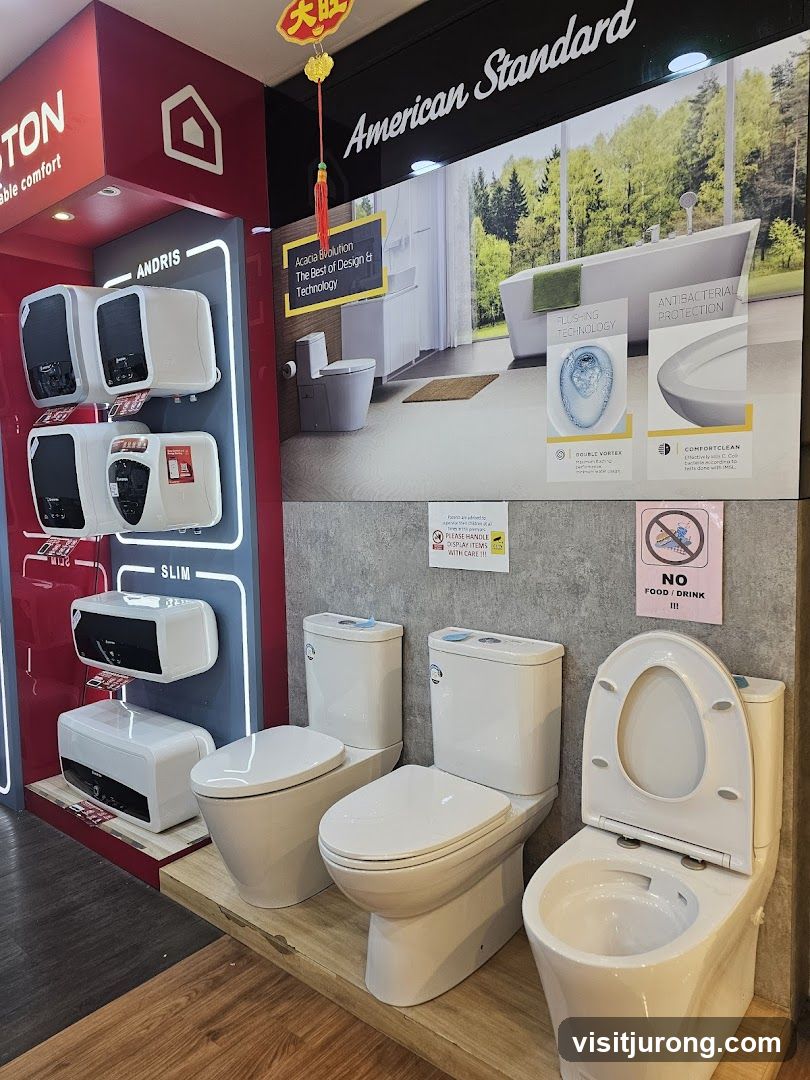 Bathroom Fixtures Display