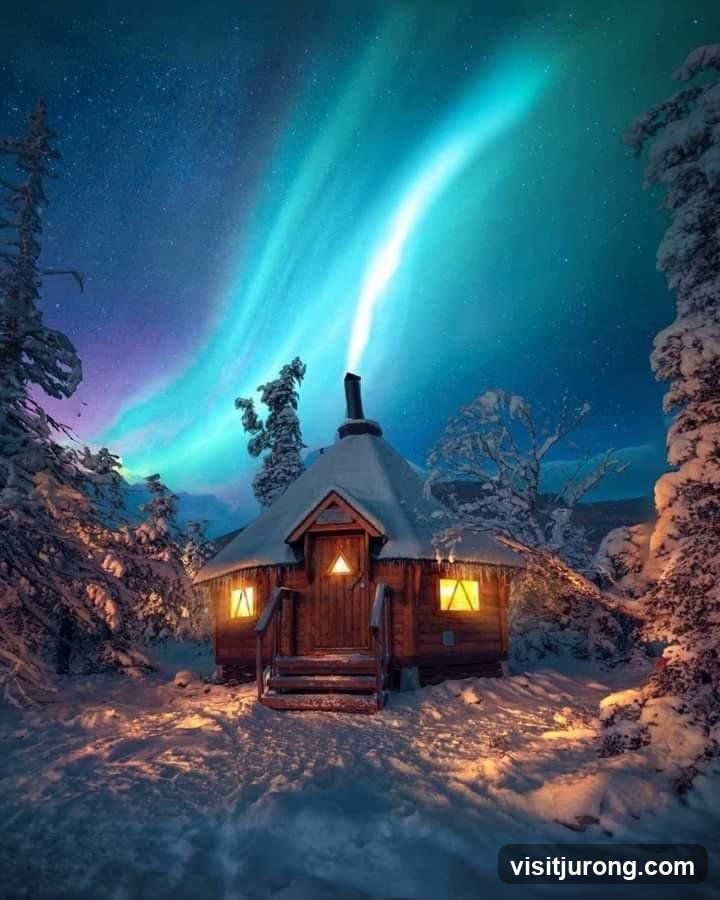 Cozy Cabin Under the Northern Lights