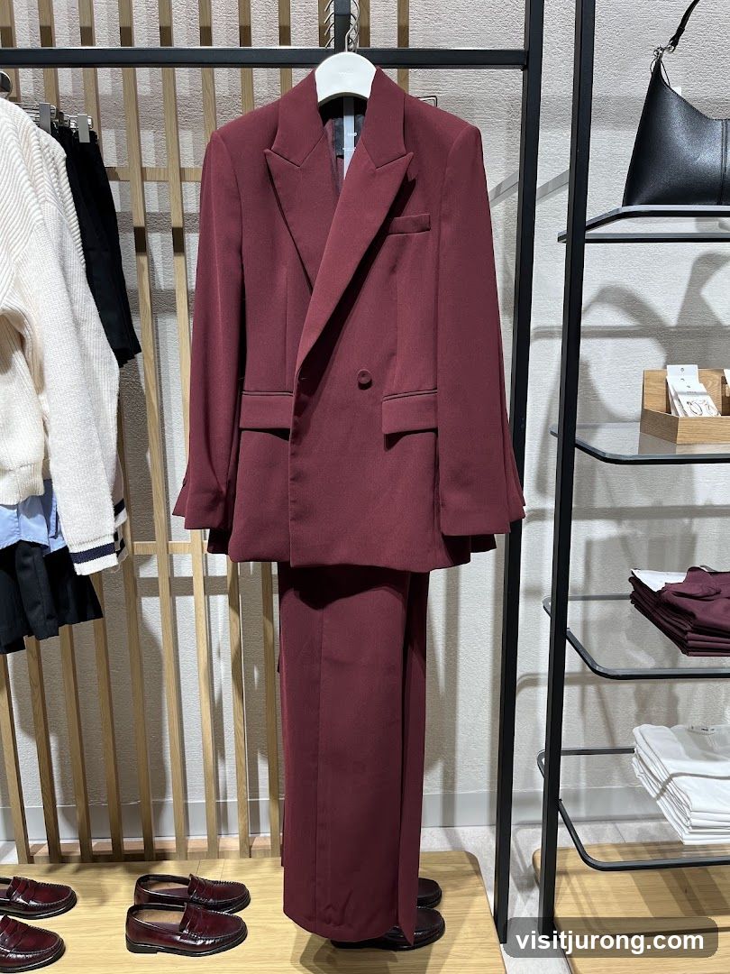 Maroon Suit Display