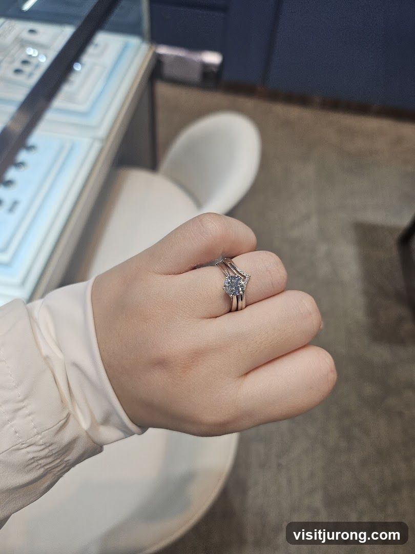 Diamond Rings on Hand