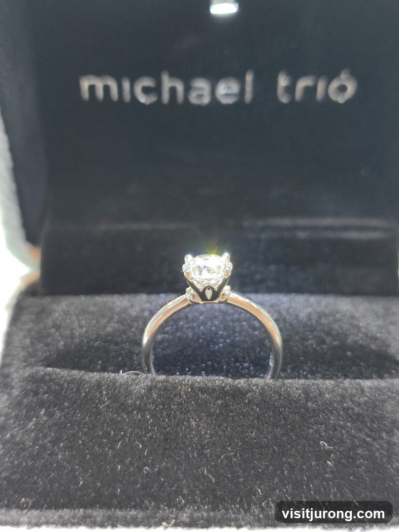 Diamond Ring in a Jewelry Box