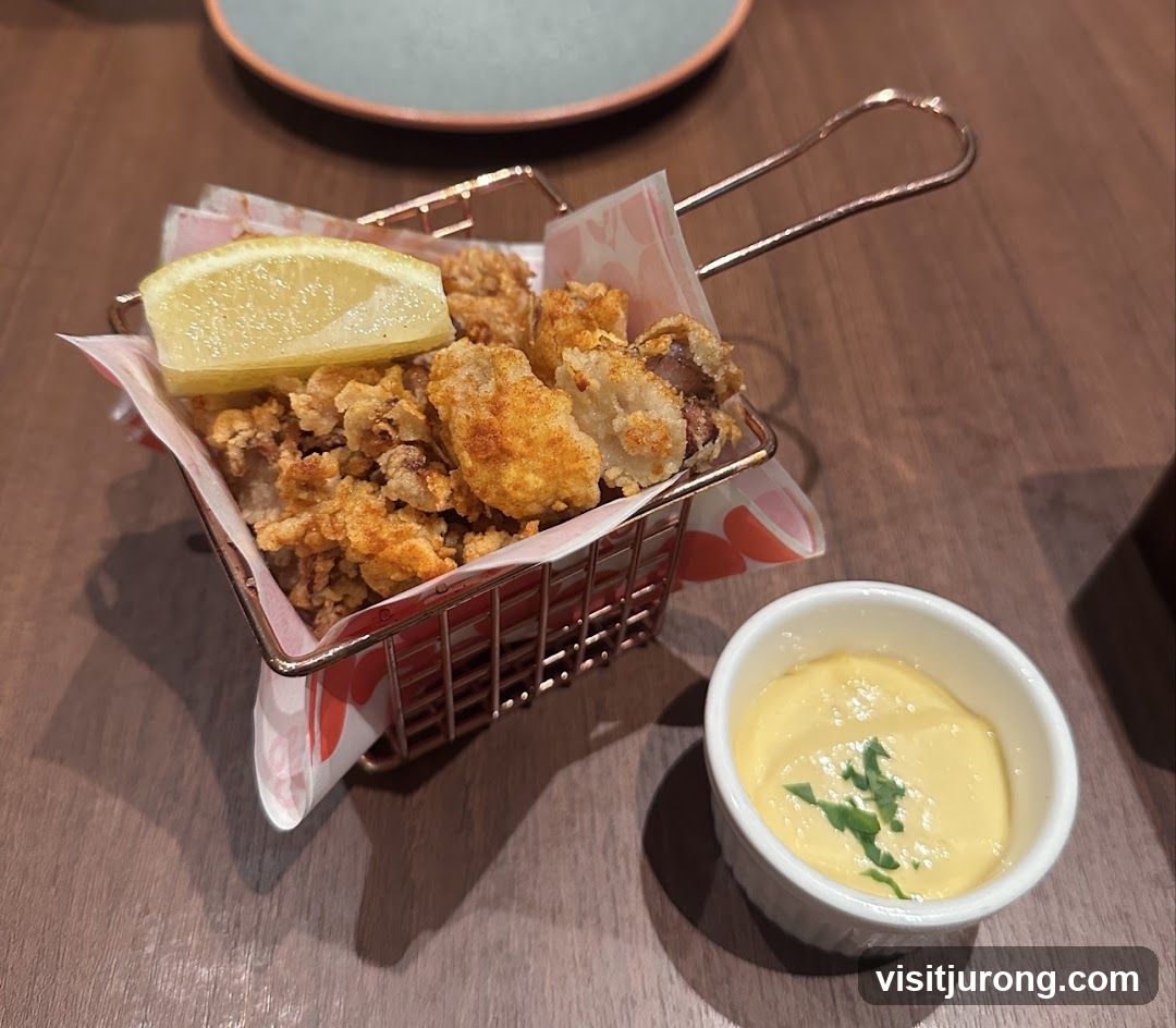 Fried Calamari with Lemon and Dip