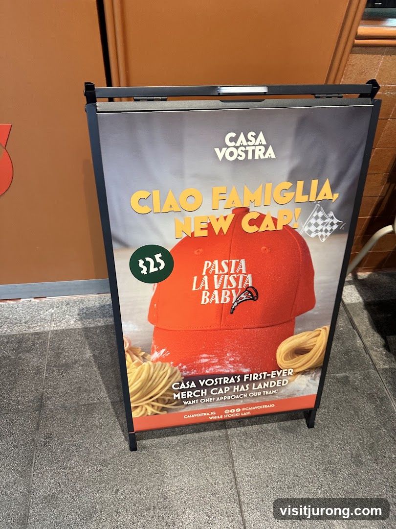 Casa Nostra Merch Cap Advertisement