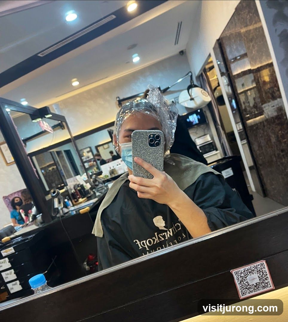 Hair Salon Selfie