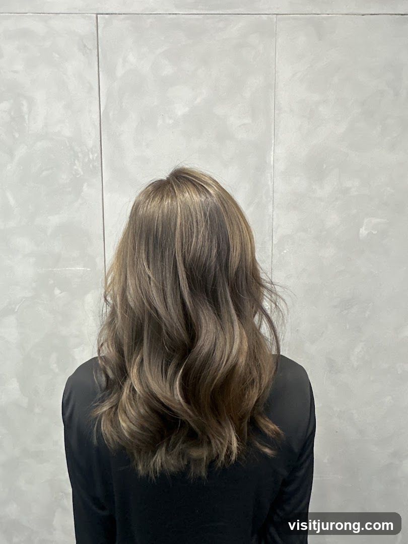 Woman with styled hair