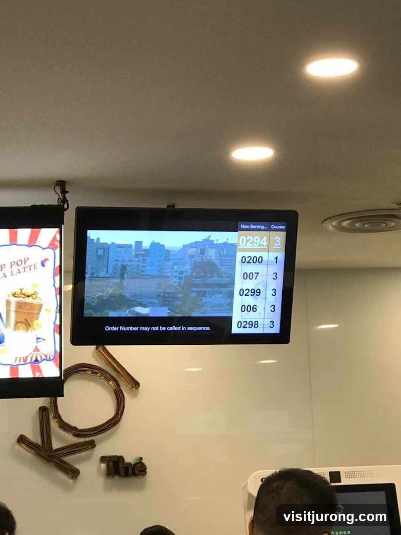 Order Display Screen