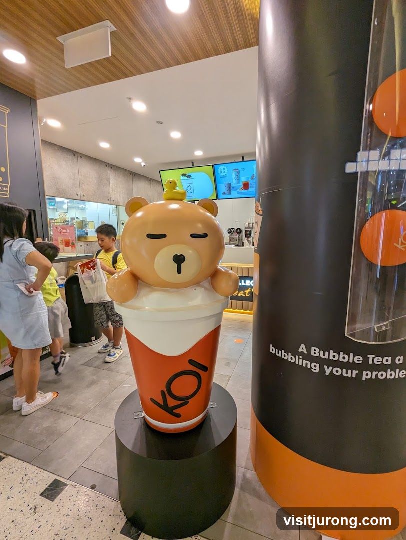 Bubble Tea Shop Display
