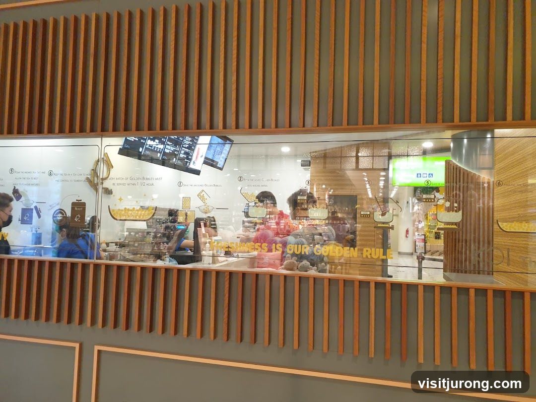 Bubble Tea Shop Interior