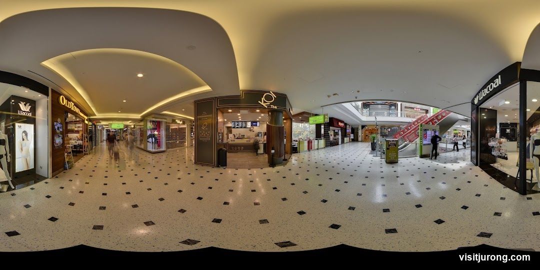 Mall Interior with Shops
