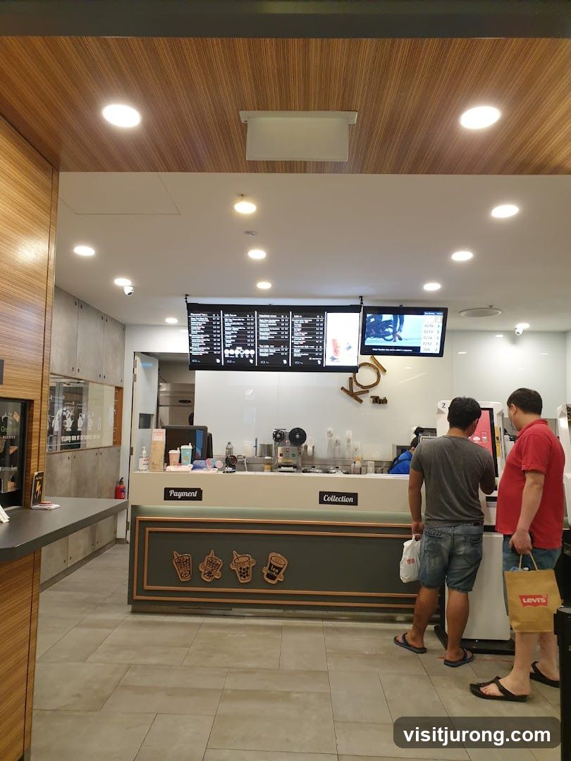 Bubble Tea Shop Counter