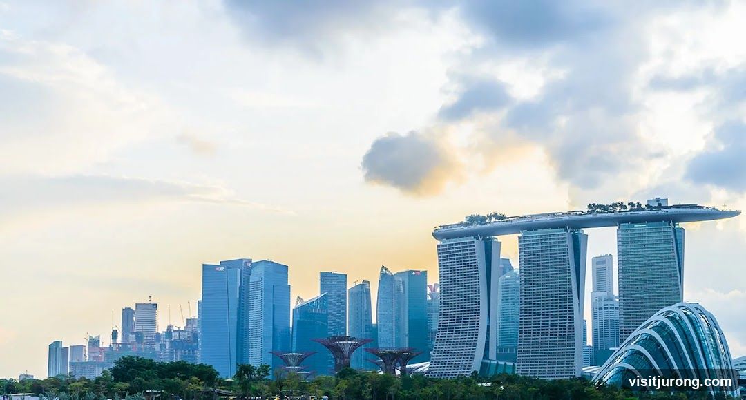 Singapore Skyline at Dusk
