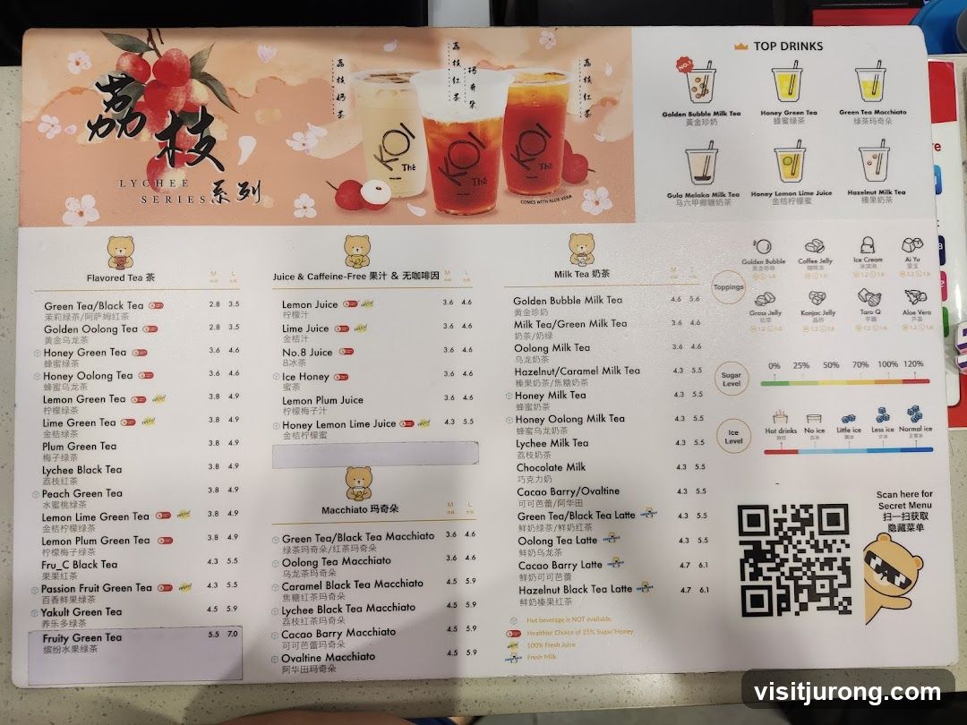 Lychee Series Menu