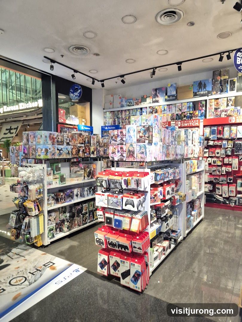 Video Game and Collectible Store Interior