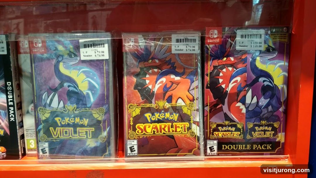 Pokemon Scarlet and Violet Nintendo Switch Games