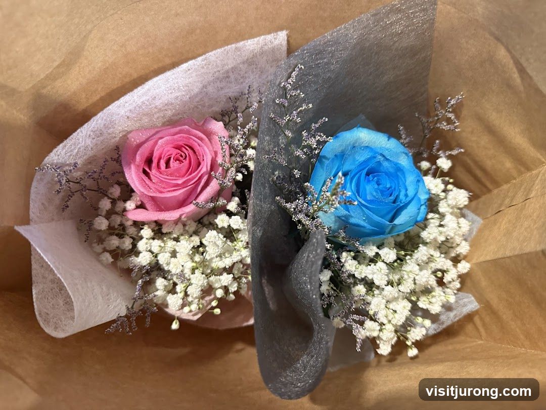 Two Roses in Wrappers