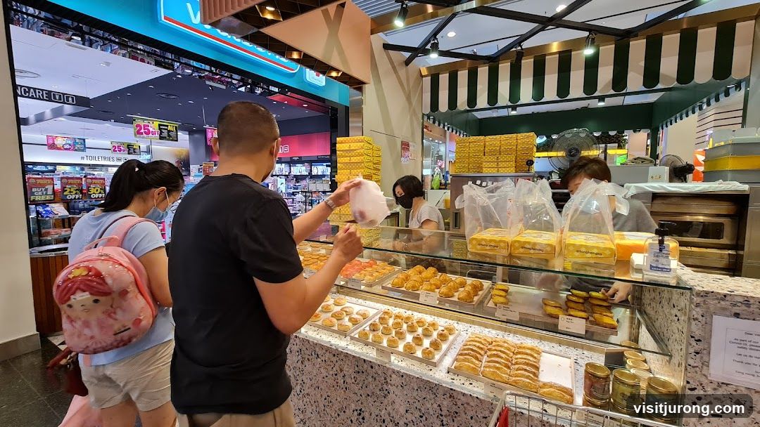 Bakery Counter with Pastries