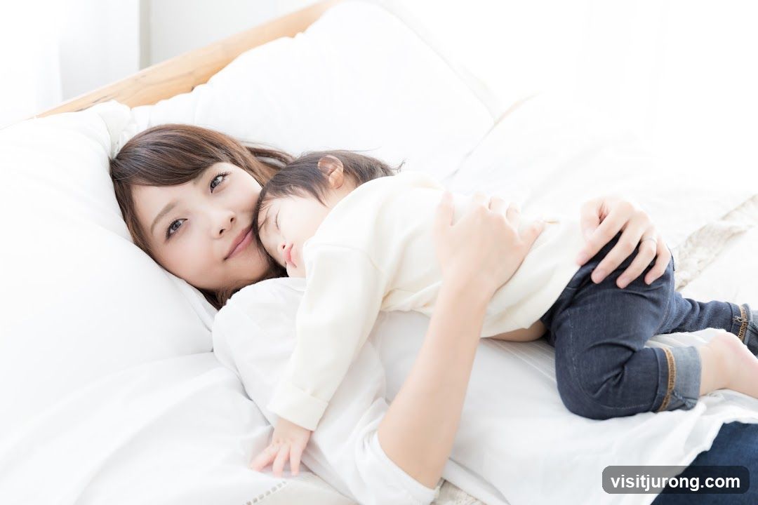 Mother and Baby Sleeping