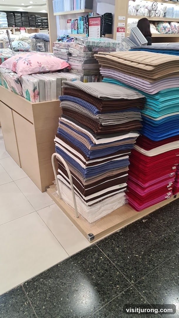 Stacks of Bath Mats
